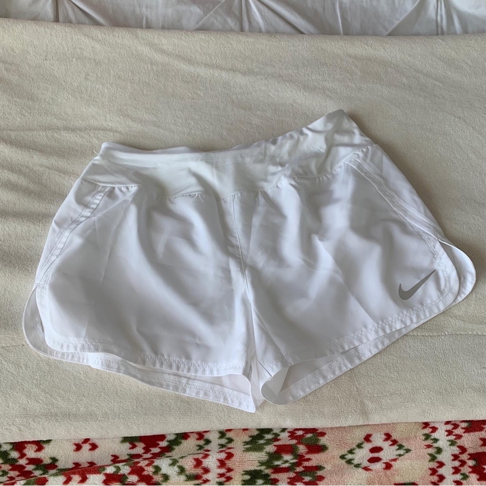 SOLD Nike white running shorts